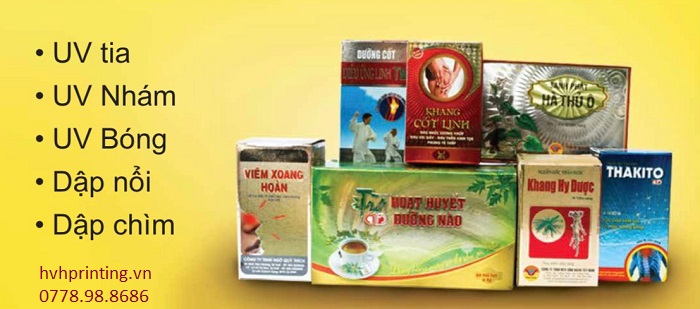 In hộp giấy dược phẩm