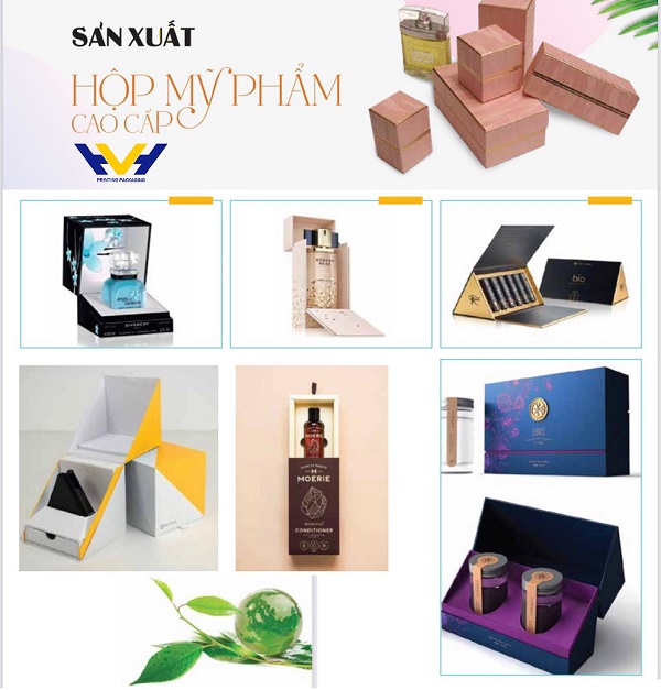 Dịch vụ in hộp mỹ phẩm chuyên nghiệp tại Công ty Cổ phần in HVH