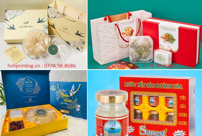 Dịch vụ in hộp yến sào chuyên nghiệp tại HVH