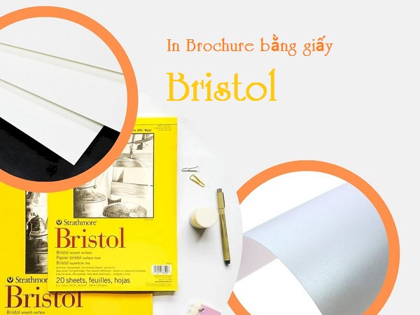 In Brochure bằng chất liệu giấy Bristol