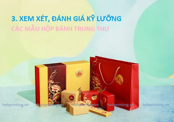 Lưu ý khi in hộp bánh trung thu cao cấp