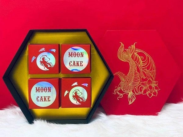 Hộp đựng bánh trung thu giá rẻ 4 bánh