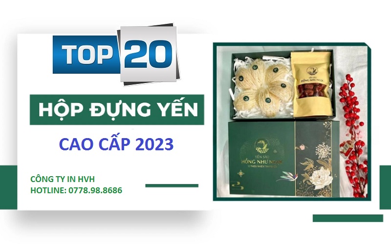 Top 20 mẫu hộp đựng yến sào cao cấp 2023