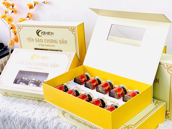 Mẫu hộp đựng yến chưng cao cấp