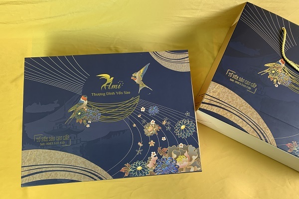 Mẫu hộp yến sào nguyên tổ cao cấp