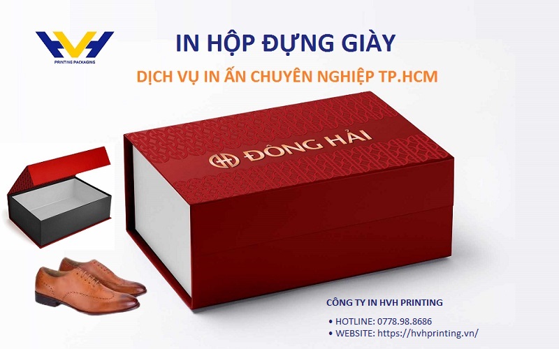 In hộp đựng giày đẹp, chuyên nghiệp tại TP.HCM – In HVH