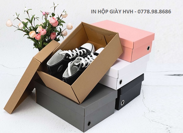 In hộp đựng giày đẹp, chuyên nghiệp 