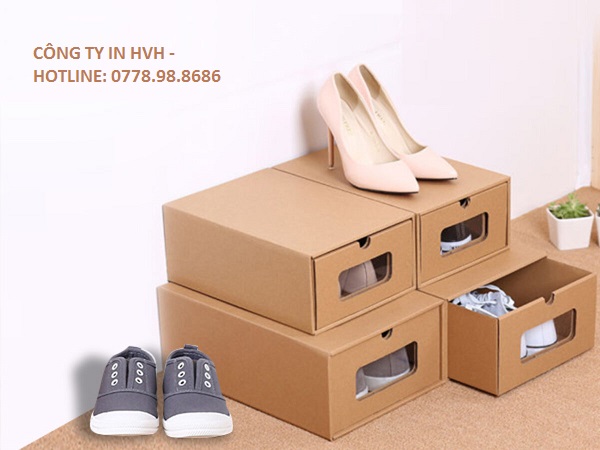 In hộp đựng giày đẹp, chuyên nghiệp 