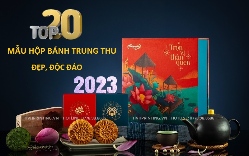 Top 20+ mẫu hộp bánh trung thu đẹp, độc đáo nhất 2023