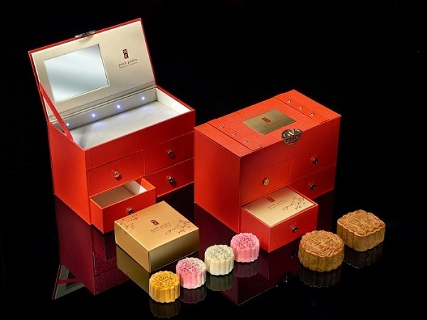 Mẫu hộp bánh trung thu đa tầng