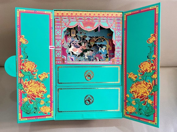 Mẫu hộp bánh trung thu đẹp hình tủ áo