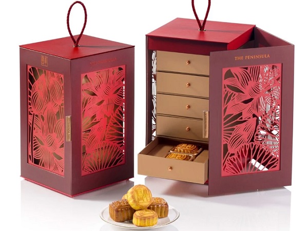 Mẫu hộp bánh trung thu hình đèn lồng đẹp mắt
