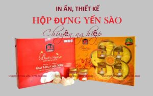 Thiết kế hộp yến sào chuyên nghiệp, mẫu in đẹp nhất