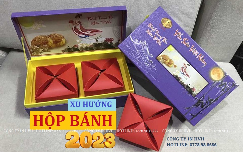Xu hướng in vỏ hộp bánh trung thu đẹp, độc đáo nhất 2023