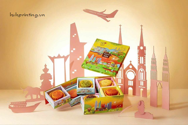 Hộp bánh trung thu Đại Phát 8 cái - Lễ Hộp Du Ngoạn 700