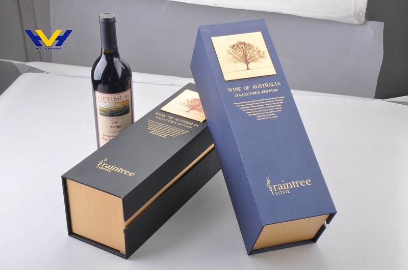 Hộp giấy đựng rượu vang đẹp, chất lượng