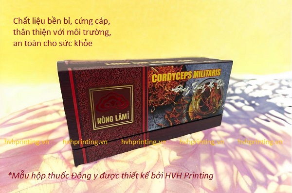 In hộp giấy cứng thân thiện với môi trường
